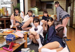 【hhf00025】女だらけのシェアハウスに男はボク1人！？女子大生、家出少女、肉食系巨乳女子…24時間勃起しまくり共同生活総集編パート2