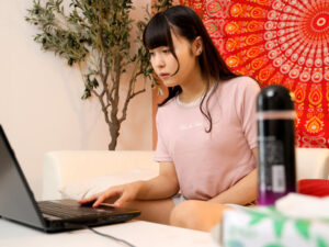 【nvh00068】ニューハーフレズビアン ペニクリフル勃起メスイキコスプレ配信コラボ♂ 月乃クロロ/那々未