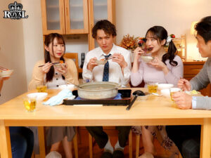 【royd00140】精子だけは譲れない。巨乳好きの弟が喜ぶ日替わり姉妹丼中出しSEX