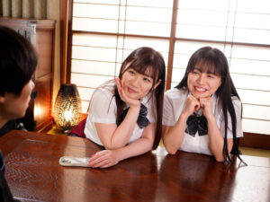 【gvh00772】痴女られパイズリおっぱい修学旅行 相部屋になったムッチリ爆乳女子校生と悶絶逆3PハーレムSEX 羽月乃蒼/小梅えな